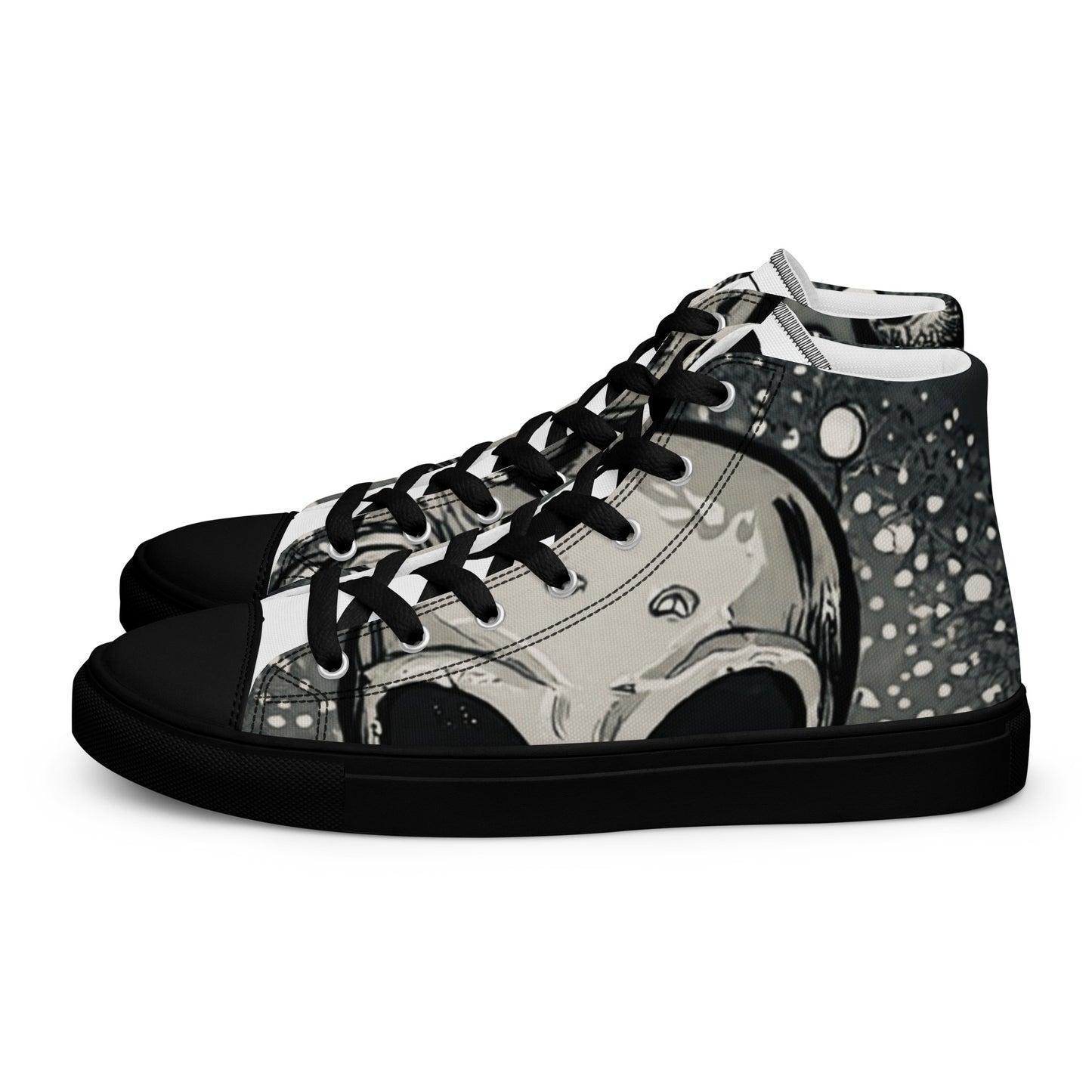 Out of this world high top canvas shoes