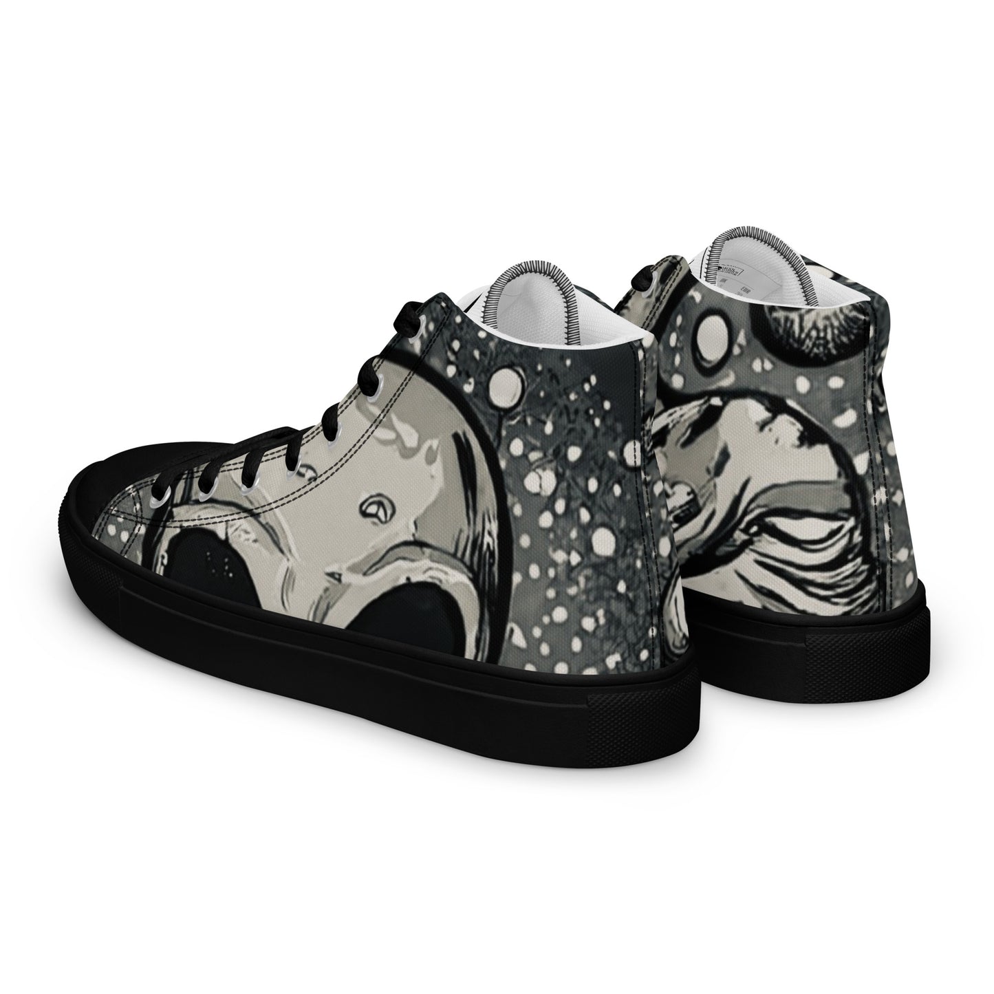 Out of this world high top canvas shoes