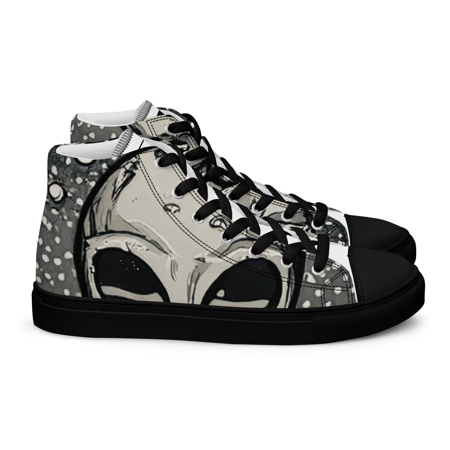 Out of this world high top canvas shoes