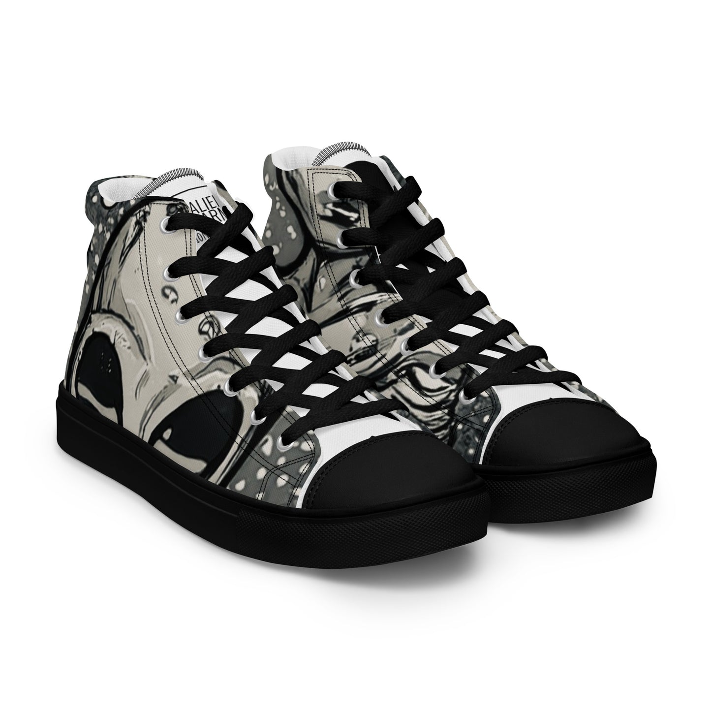 Out of this world high top canvas shoes