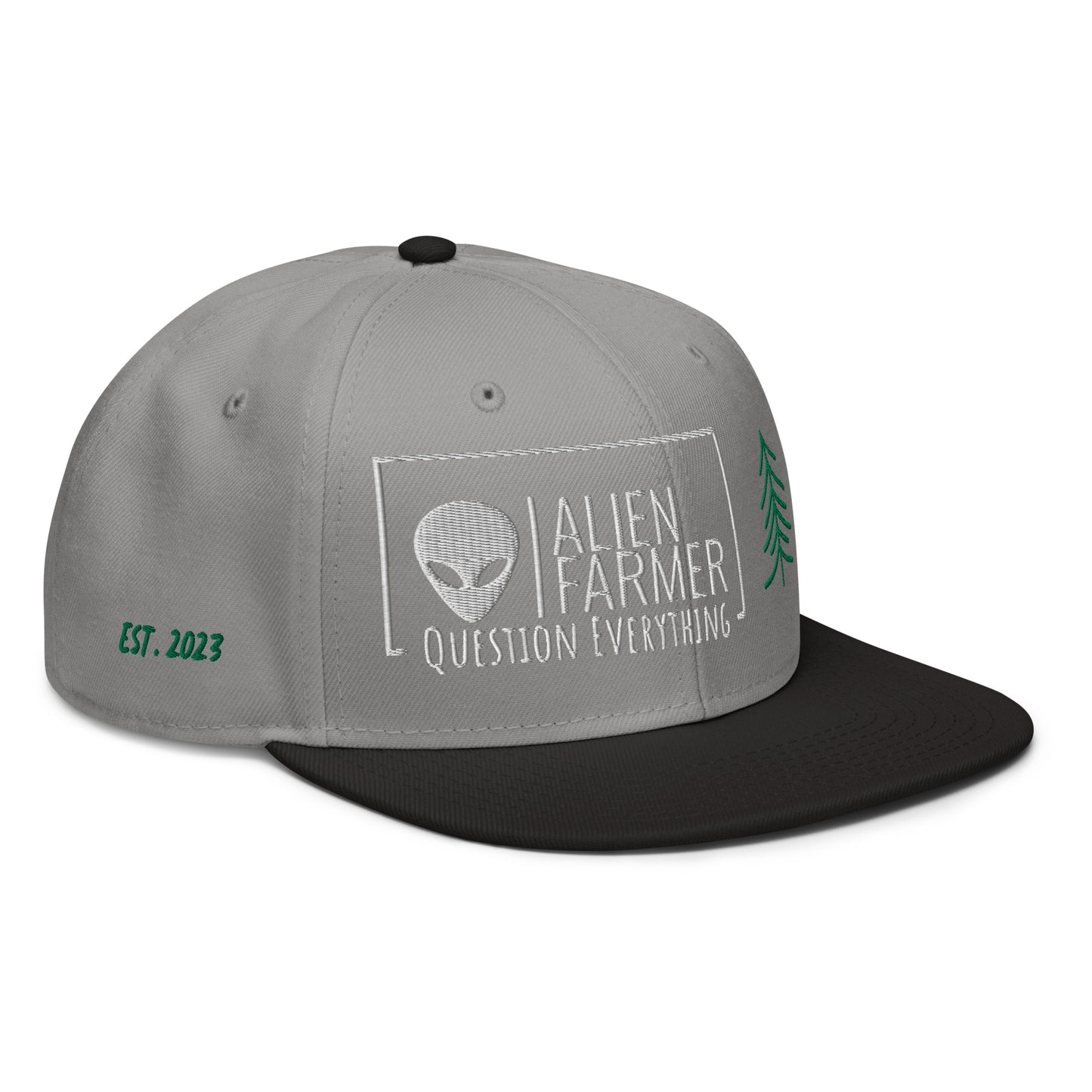 AF Tree Snapback Flat Bill Hat