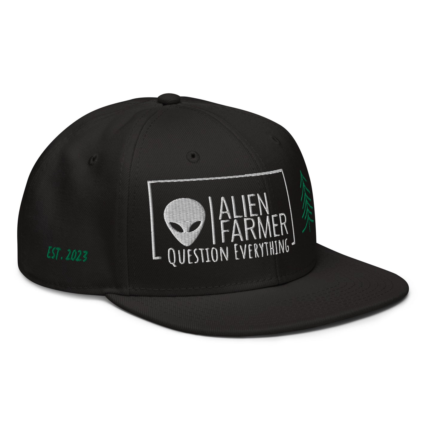 AF Tree Snapback Flat Bill Hat