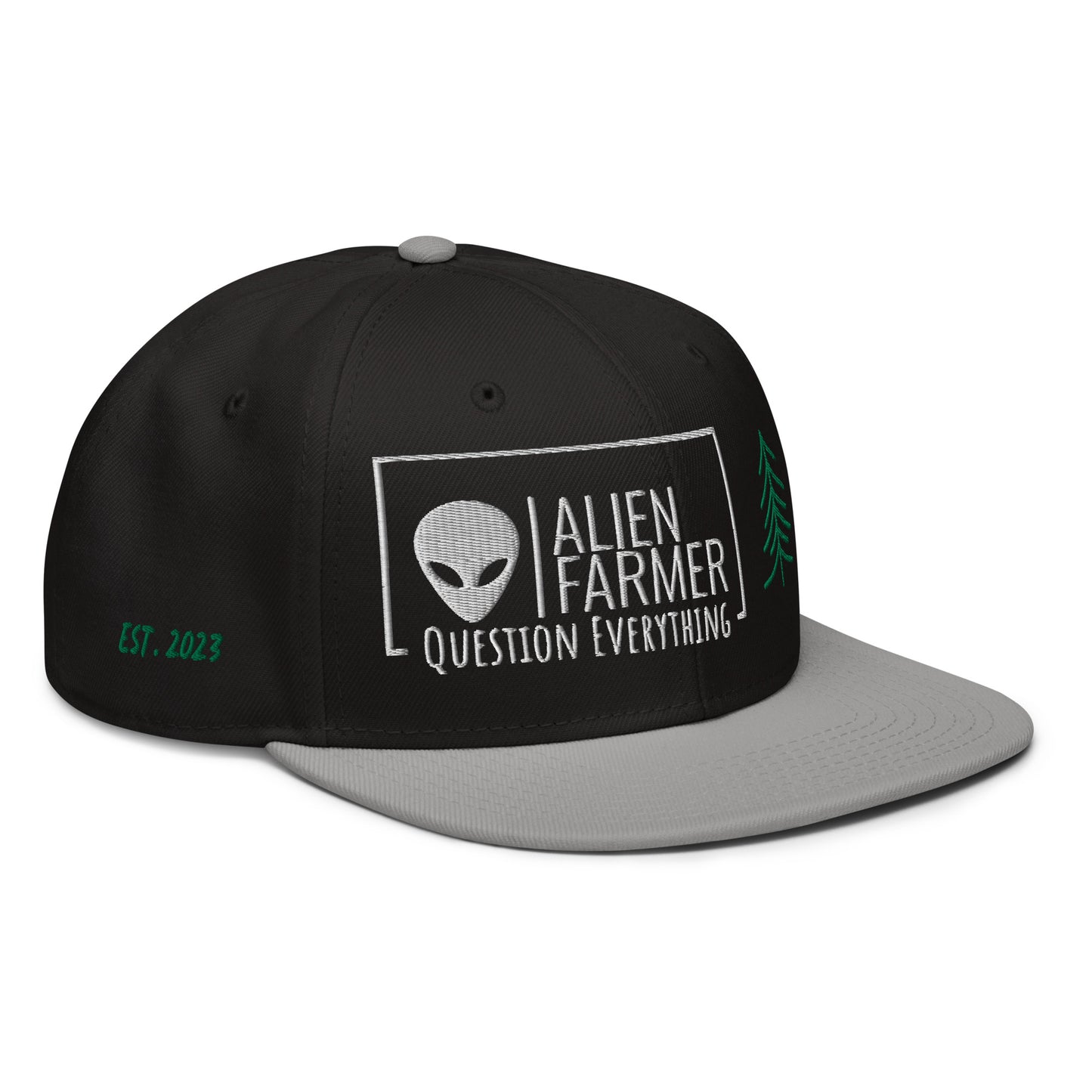 AF Tree Snapback Flat Bill Hat